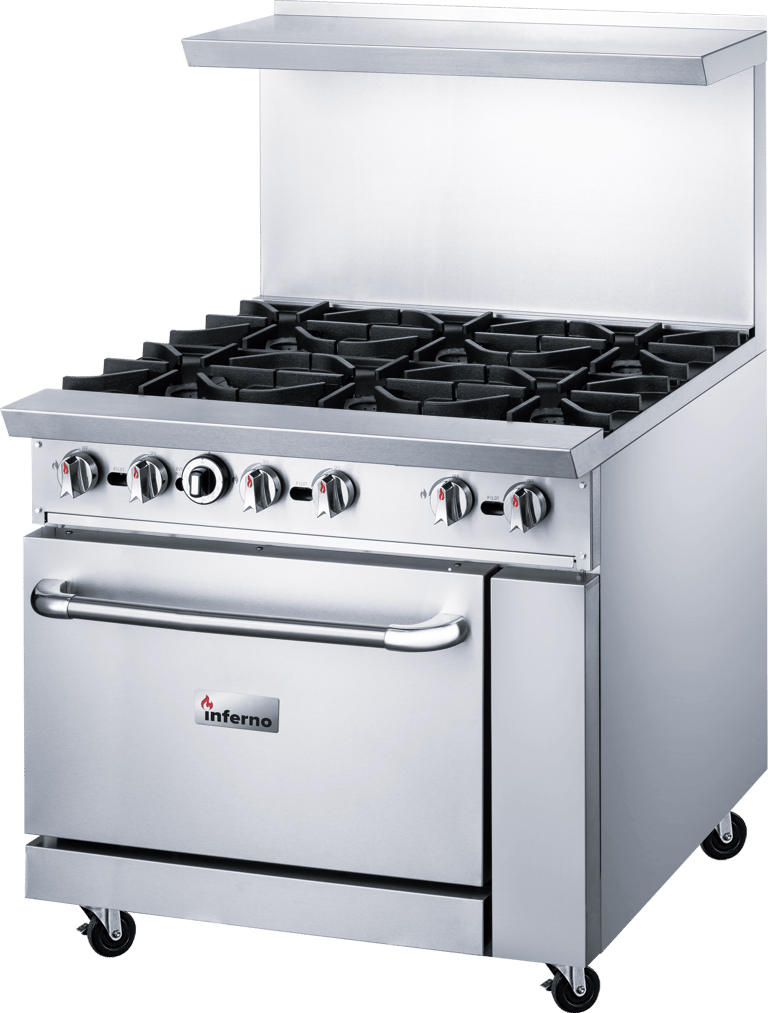 Inferno 36″ 6 burner gas range